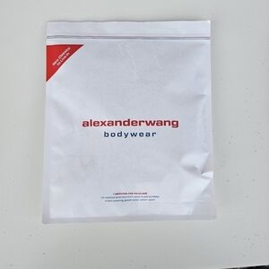 Alexander Wang solid mesh bodycon long-sleeve crew-neck tee